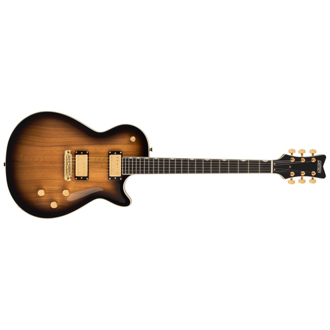 Gretsch Limited Edition Electromatic Black Limba Jet, Ebony Fingerboard, Sunburst Model 2514103559 Elektrische Gitaar NATUURLIJK OOK GEWOON IN VOORRAAD