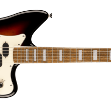 Squier Paranormal Electric VI, Laurel Fingerboard, Parchment Pickguard, 3-Color Sunburst Model 0377070500