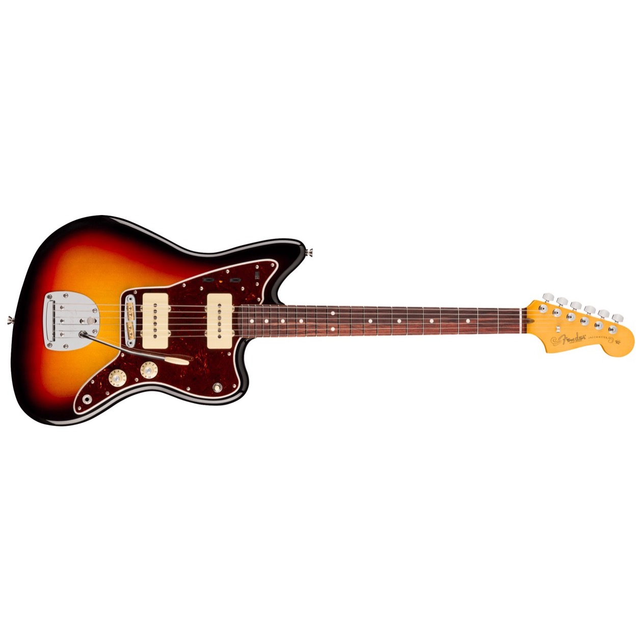 Fender American Professional Jazzmaster, Rosewood Fingerboard, 3-Color Sunburst Model 0111720700 Inclusief Fender Deluxe Molded Hardshell Case