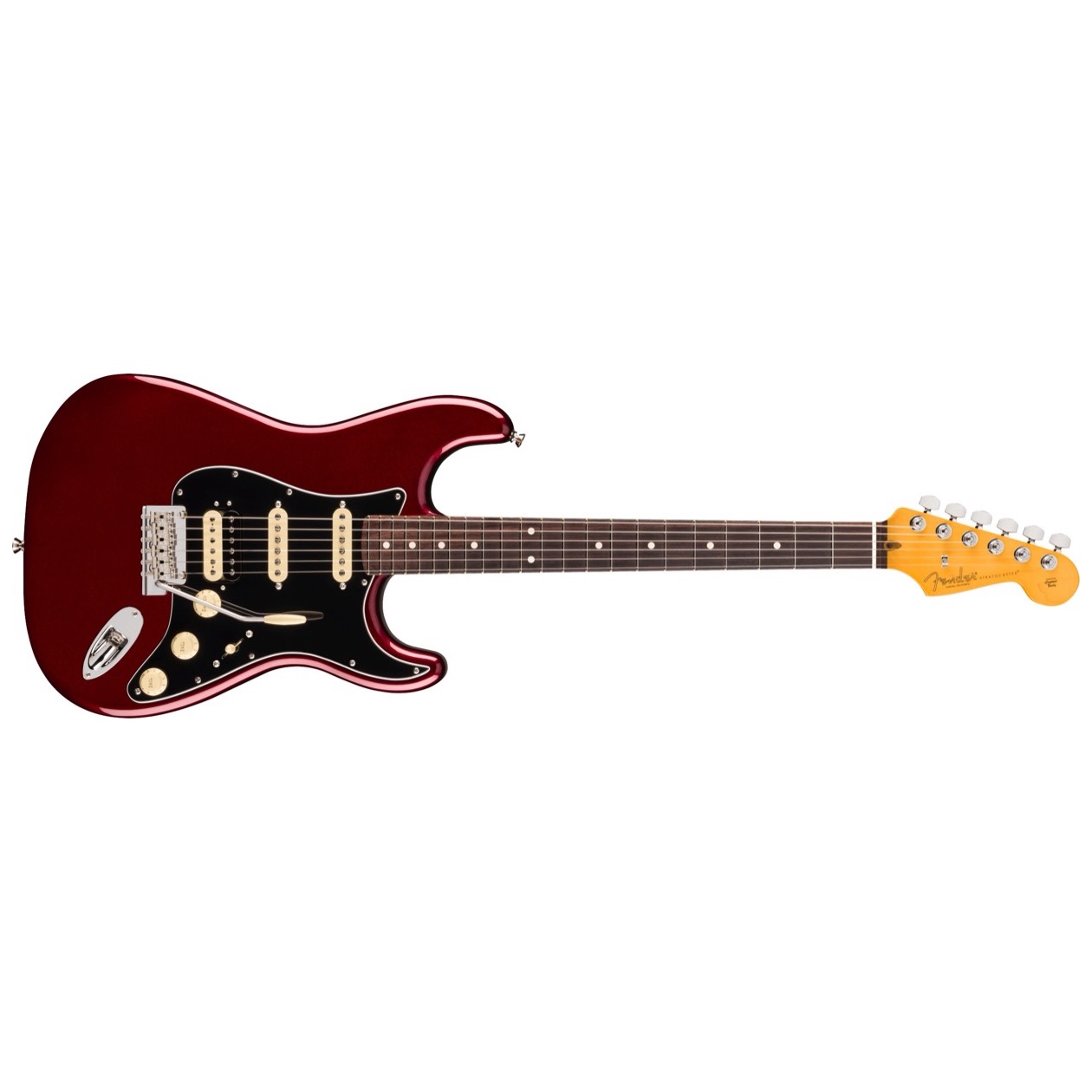 Fender American Professional Stratocaster HSS, Rosewood Fingerboard, Oxblood Model 0111120730 Inclusief Fender Deluxe Molded Hardshell Case