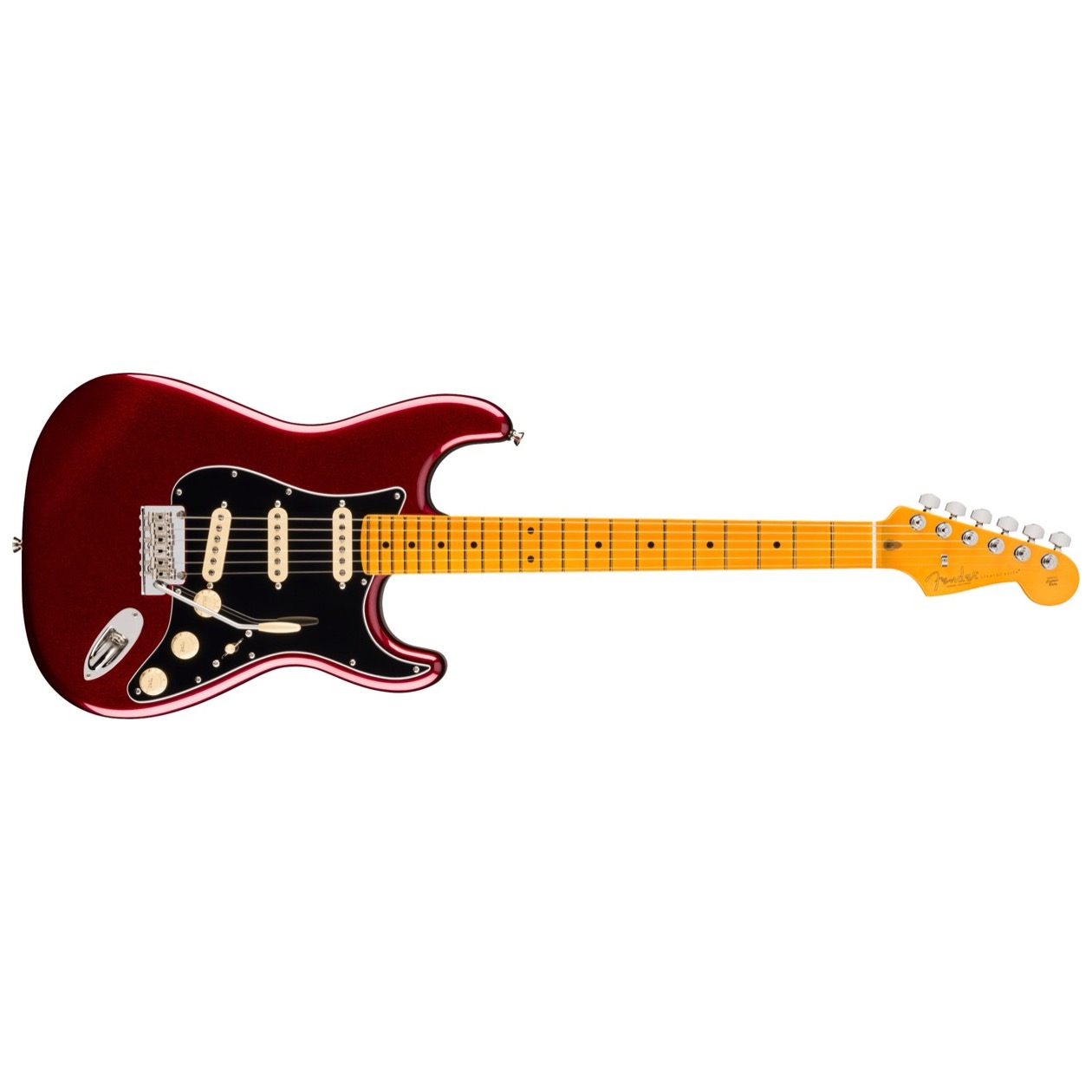 Fender American Professional Stratocaster, Maple Fingerboard, Oxblood Model 885978989041 Inclusief Fender Deluxe Molded Hardshell Case