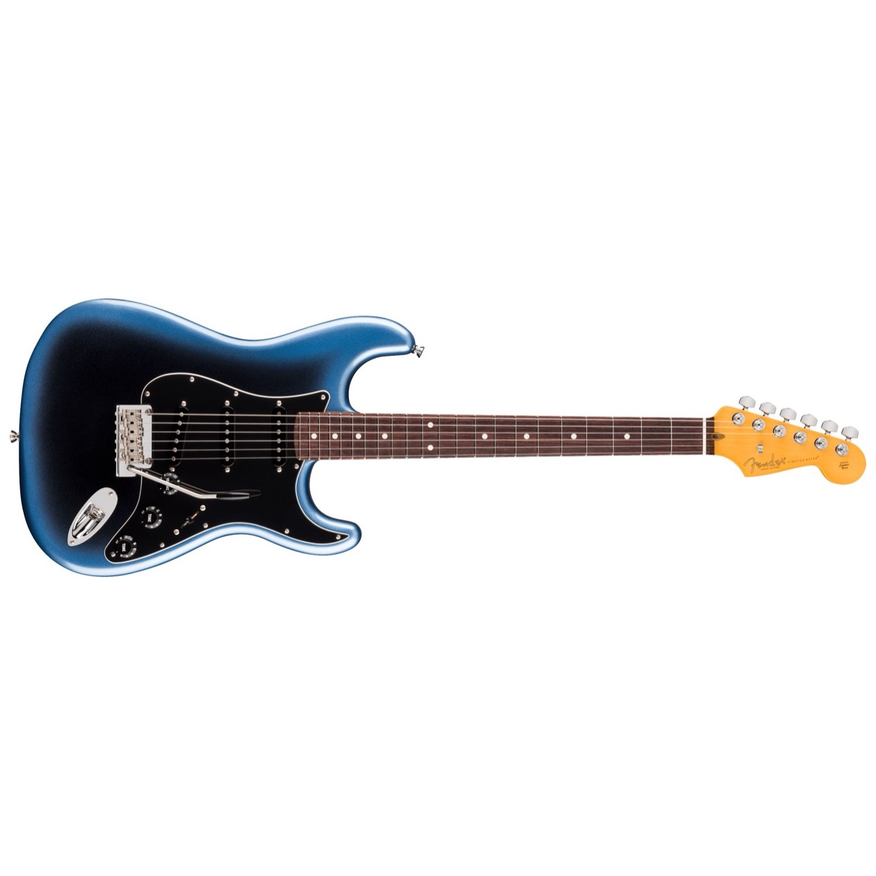 Fender American Professional Stratocaster, Rosewood Fingerboard, Dark Night Model 0111110761 Inclusief Fender Deluxe Molded Hardshell Case