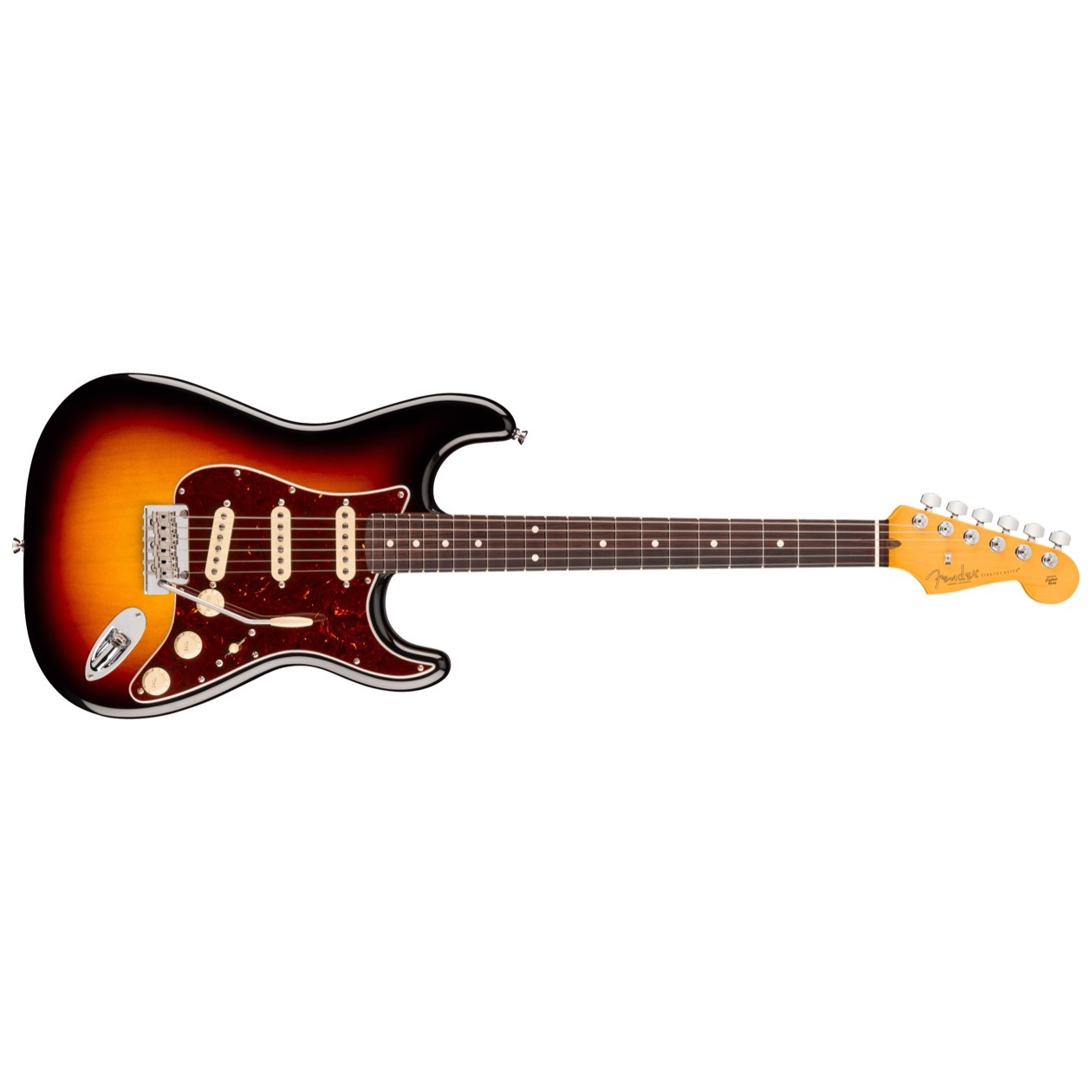 Fender American Professional Stratocaster, Rosewood Fingerboard, 3-Color Sunburst Model 0111110700 Inclusief Fender Deluxe Molded Hardshell Case