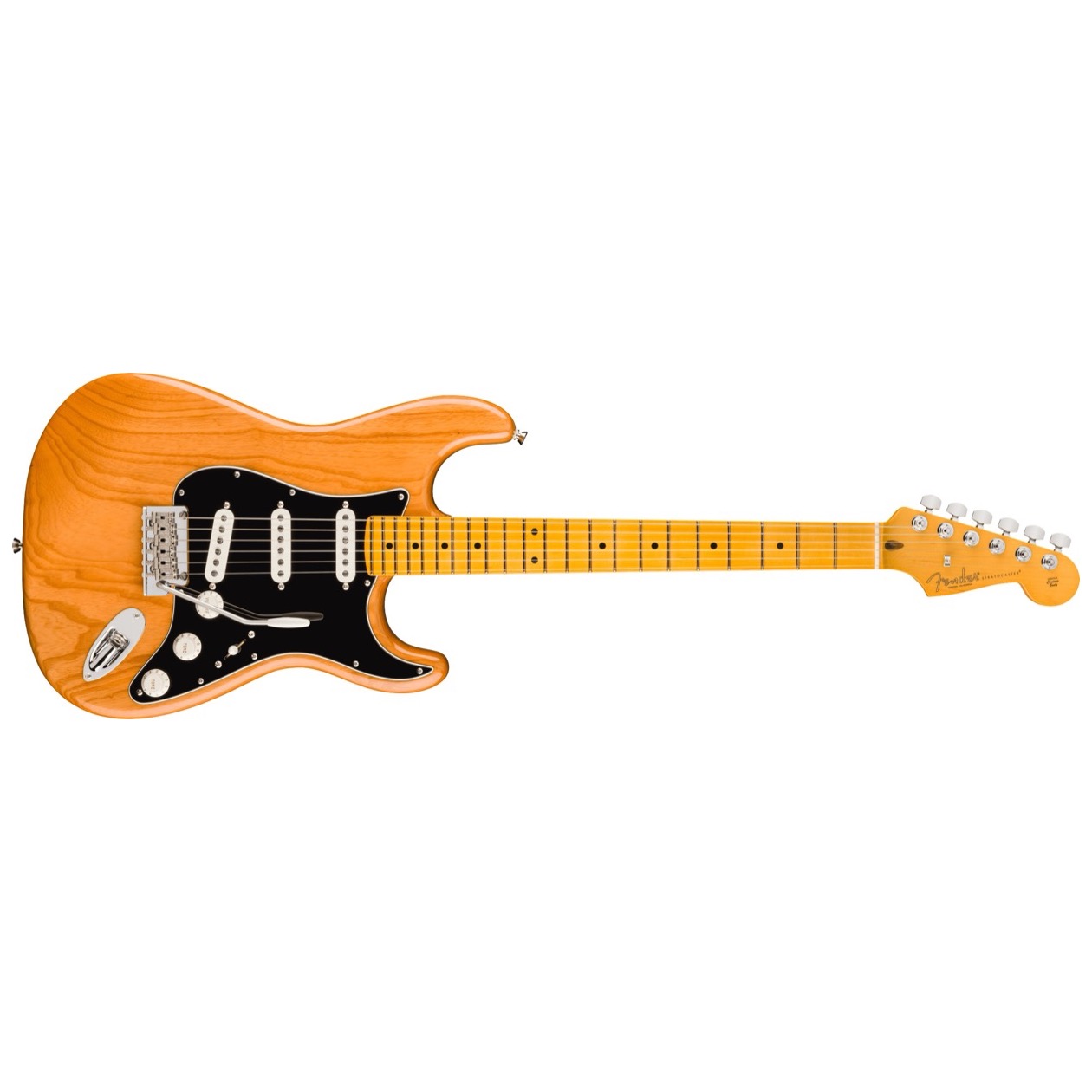 Fender American Professional Stratocaster, Maple Fingerboard, Natural Model 0111112721 Inclusief Fender Deluxe Molded Hardshell Case