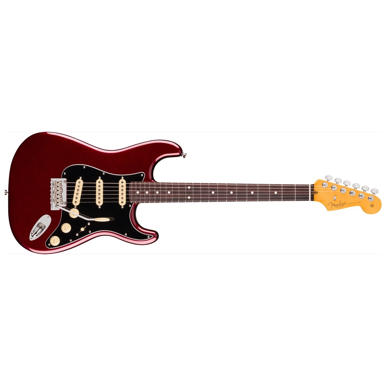 Fender American Professional Stratocaster, Rosewood Fingerboard, Oxblood Model 0111110730 Inclusief Fender Deluxe Molded Hardshell Case