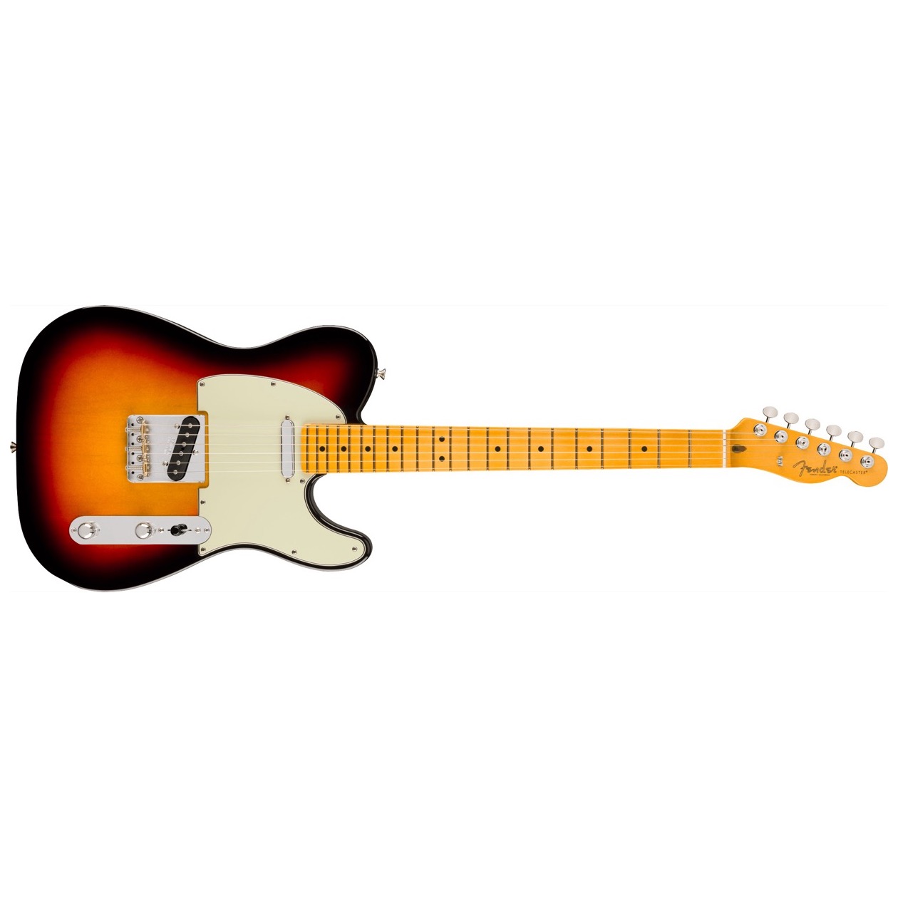 Fender Limited Edition American Professional Classic Telecaster featuring the Fender Silent System, Maple Fingerboard, 3-Color Sunburst Model 0175042300 Inclusief Fender DeLuxe Gig Bag