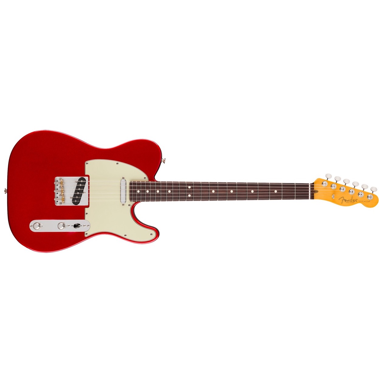 Fender Limited Edition American Professional Classic Telecaster featuring the Fender Silent System, Rosewood Fingerboard, Candy Apple Red Model 0175040309 Inclusief Fender DeLuxe Gig Bag