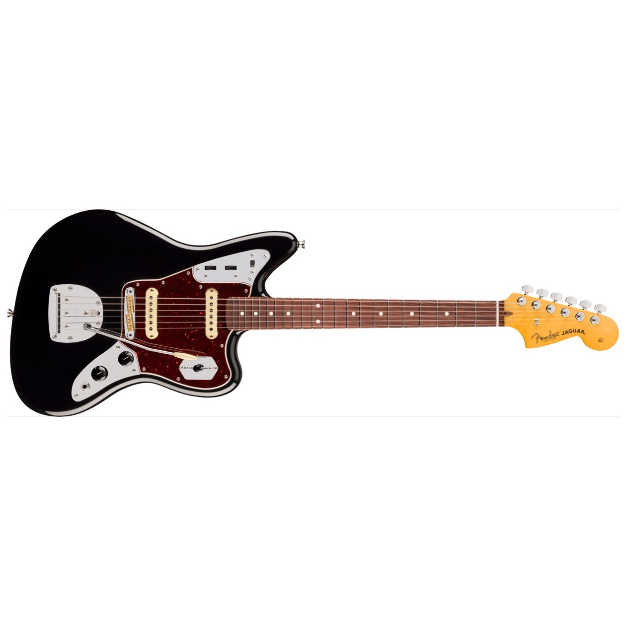 Fender American Professional Jaguar, Rosewood Fingerboard, Black Model 0111820706 Inclusief Fender Deluxe Molded Hardshell Case