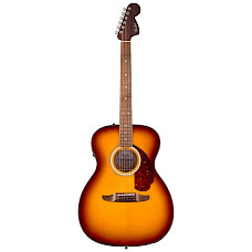 Fender California Deluxe Monterey E, Walnut Fingerboard, Honey Sunburst Model 0974650542 Solid Top Electro Akoestische Western Gitaar