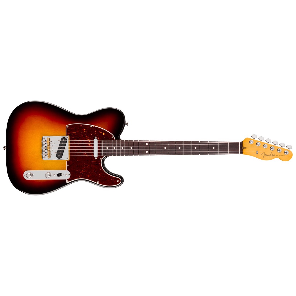 Fender American Professional Telecaster, Rosewood Fingerboard, 3-Color Sunburst Model 0111140700 Inclusief Fender Deluxe Molded Hardshell Case
