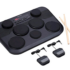 Medeli DD 221 BK / DD221BK Medeli Table drum with 7 pads Inclusief Adapter