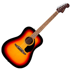 Fender California Standard Redondo, Spruce Top, Black Pickguard, 3-Color Sunburst Model 0974200500 Western Gitaar