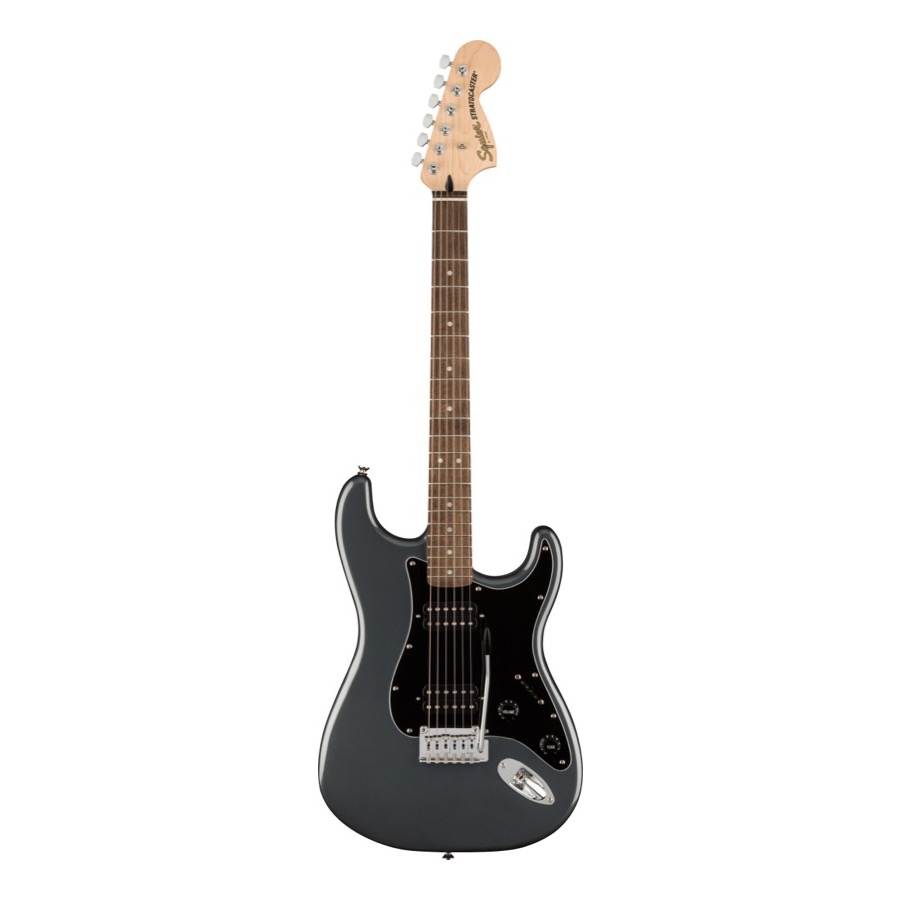 Fender Squier Affinity Series 2021 ™ Stratocaster ® HH Laurel Fingerboard, Black Pickguard, Charcoal Frost Metallic Elektrische Gitaar