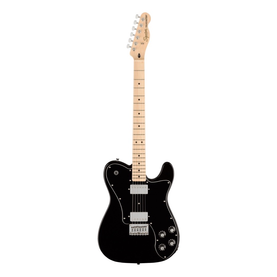 Fender Squier Affinity Series 2021 ™ Telecaster ® Deluxe, Maple Fingerboard, Black Pickguard, Black Elektrische Gitaar