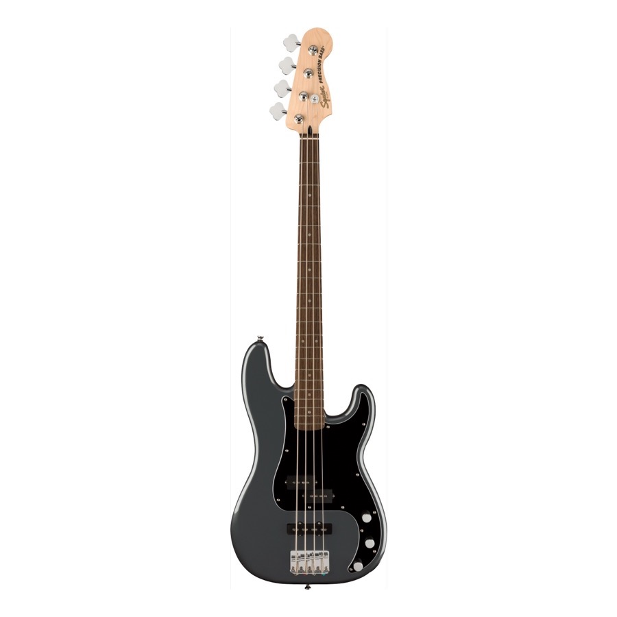Fender Squier Affinity Series 2021 ™ Precision Bass ® PJ, Laurel Fingerboard, Black Pickguard, Charcoal Frost Metallic Elektrische Bas Gitaar