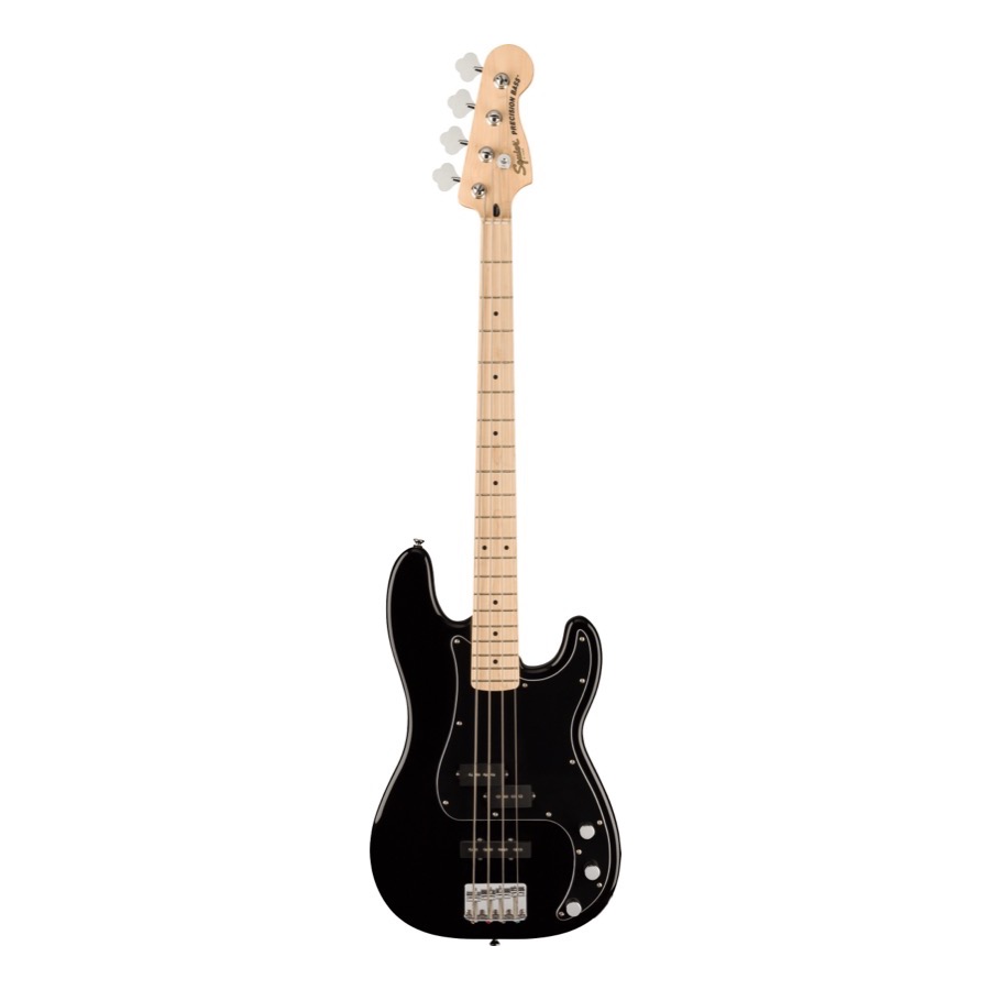 Fender Squier Affinity Series 2021 ™ Precision Bass ® PJ, Maple Fingerboard, Black Pickguard, Black Elektrische Bas Gitaar