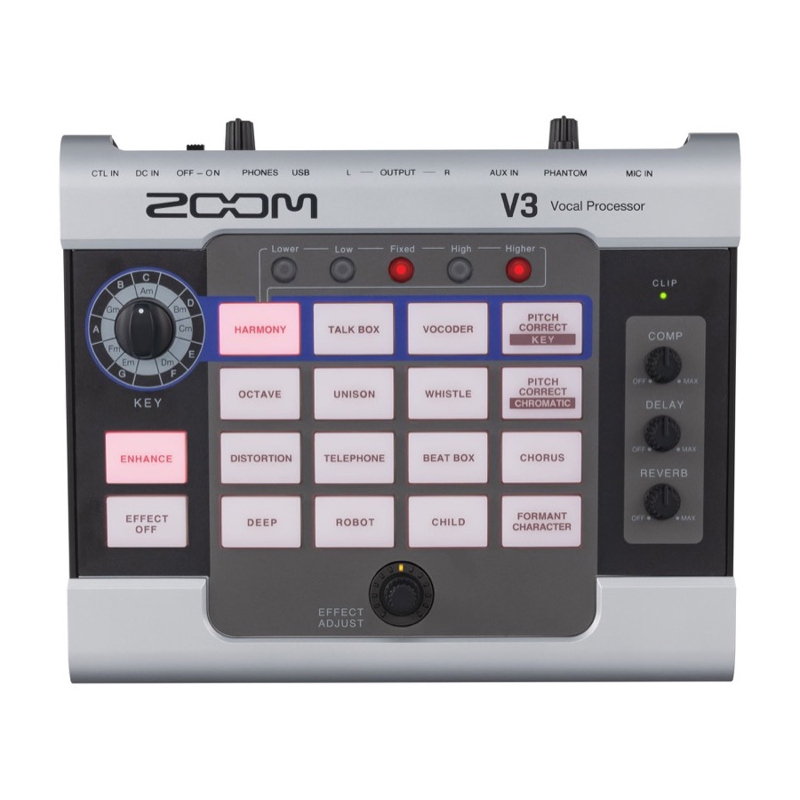 Zoom V 3 / V3 Vocal Processor PRIJSVERHOGING ! DIRECT LEVERBAAR !