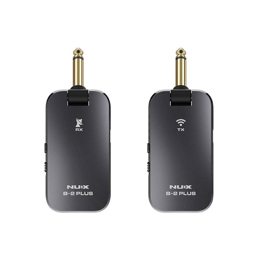 NUX B 2 PLUS / B2 PLUS 2,4 GHz Wireless system jack plug transmitter / receiver voor Gitaar / Basgitaar