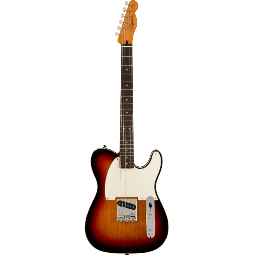 Fender Squier FSR Classic Vibe '60s Custom Esquire ®, Laurel Fingerboard, Parchment Pickguard, 3-Color Sunburst SUPERPRIJS !