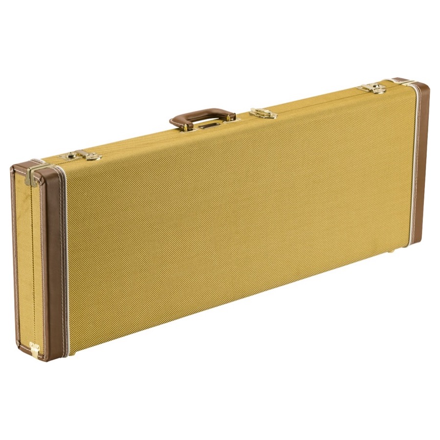 Fender Classic Series Wood Case - Strat ®/Tele ®, Tweed Gitaar Koffer