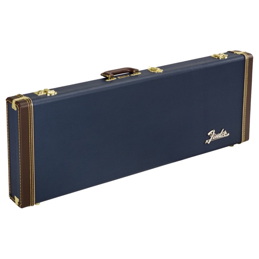 Fender Classic Series Wood Case Strat ®/Tele ®, Navy Blue Gitaar Koffer